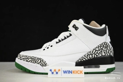 White Pit 3 Jordan Oregon Ducks Retro Crew 1030